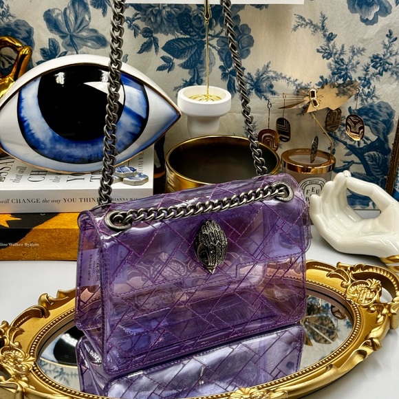 🆕 KURT GEIGER LONDON 🧿 NWOT Mini Kensington Crossbody Bag, Light Purp - Picture 14 of 16